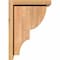 Ekena Millwork Ridgewood Smooth Corbel w/Backplate, Western Red Cedar, 7 1/2"W x 10"D x 14"H COR08X10X14RID01SWR - alternate 3